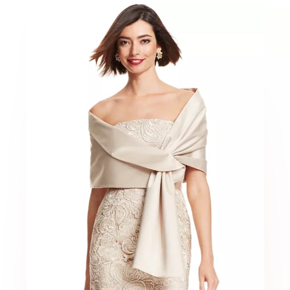 Adrianna Papell Charmeuse Shawl
